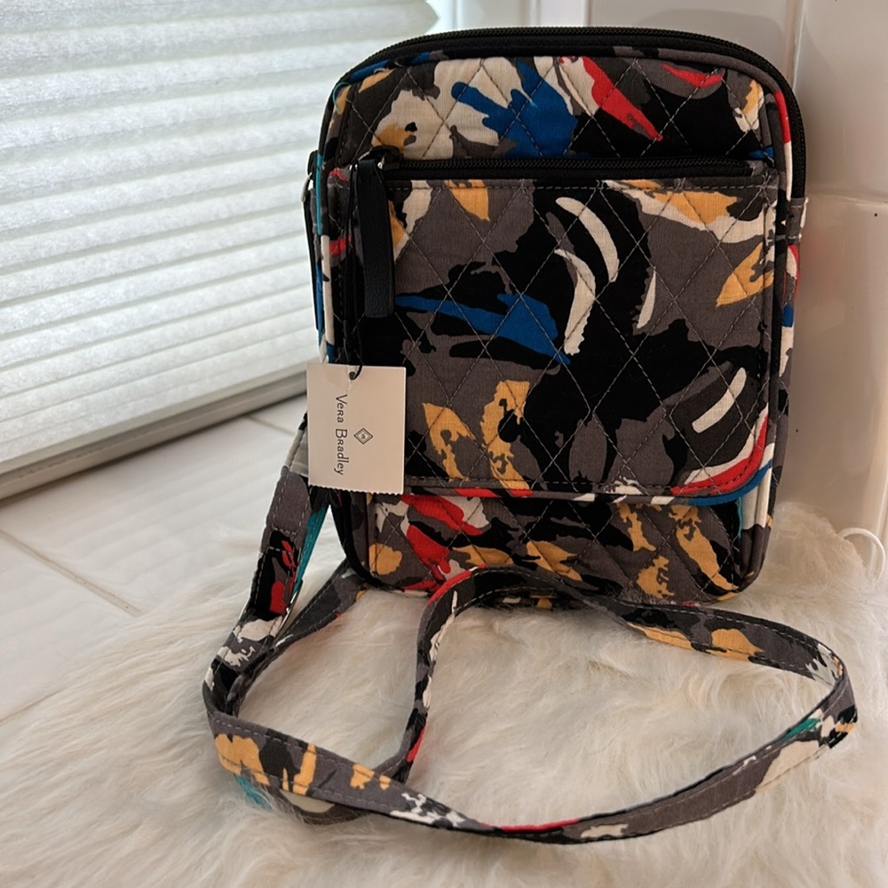 Mini Hipster Splash Floral Crossbody Bag NWT